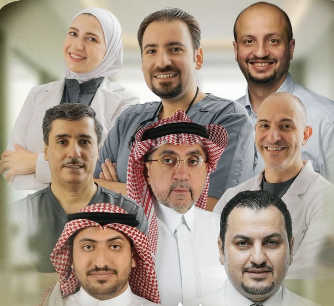 The full Lavie Dental Clinics team in Riyadh, 11 specialist dentists